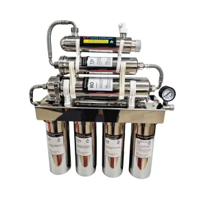 Level 8 Stainless Steel Reverse Osmosis Water Purifier UV Disinfection Lamp Drinking Water Sink Water Purifier