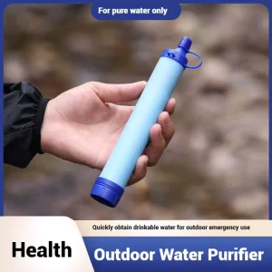 Lightweight Outdoor Camping Water Filter, 5000 Liters, 0.1 Micron, BPA-Free