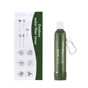 Lightweight Personal Water Filter Straw Outdoor Survival Water Purifier for Travel Camping Hiking