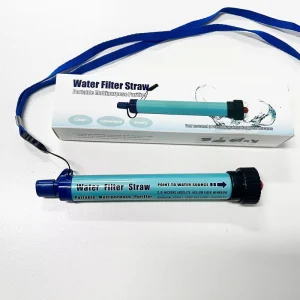 Lightweight Portable Outdoor Water Purifier for Personal Camping and Hiking Use
