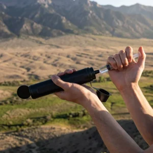 Lightweight Water Filter Straw for Backpacking Hunting Fishing 4000L Long Lifetime On the Go Drinking