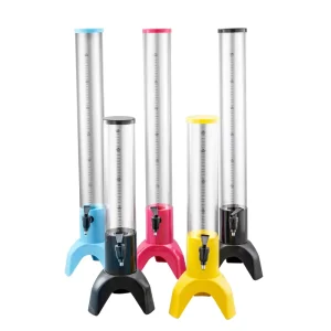 Liquor, Juice, and Margarita Drink Tower, Plastic Beer Tower Dispenser