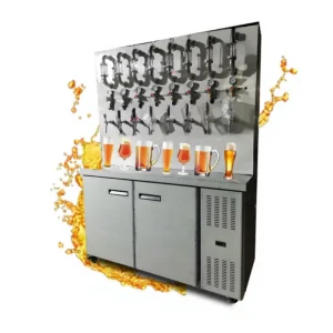 Liquor, Whisky and Beer Dispenser Vending Machine with Wine Decanter