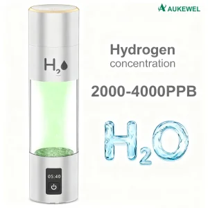 Low Frequency Activation Hydrogen Rich Water Bottle Generator 270ML Portable Water Electrolysis 2000ppb 4000ppb