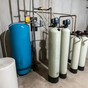 Low Salt Consumption Water Softening System with Efficient Resin Regeneration for Factory Water Supply