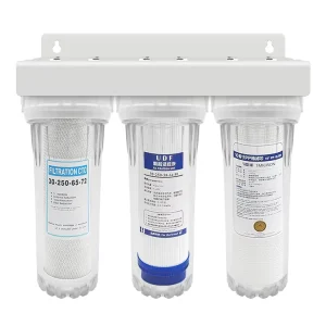 Lower Price 3 Stage Counter Top Water Pre Filtration Water Filter Purifier for Household Kitchen