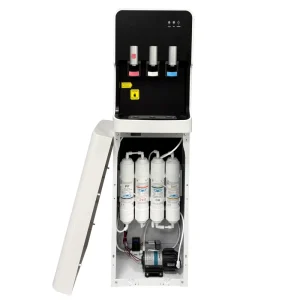 Luxury Smart RO Hot Cold Water Dispenser Vertical Plastic Reverse Osmosis Purifier Filter Water Cooler for Restaurant Home
