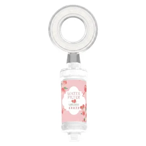 Luxury Spa Shower Head with Jasmine Filter Cartridge Remove Impurities Odor for Healthy Skin Hair Gift Set Idea