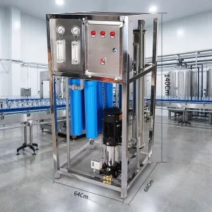 Lvba Small Factory Drinking Water Treatment Equipment Well Water Reverse Osmosis Machinery PP Filter Mineral Water Making