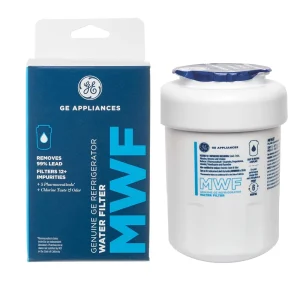 MWF Replacement Refrigerator Water Filter Activated Carbon Plastic Household Use Reduces Lead and 50+ Impurities
