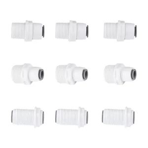 Male Straight Water Fitting Push Fitting for RO Water Filtration Systems