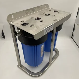 Manual 2-Stage Big Blue Whole-House Water Filter System Without Electricity