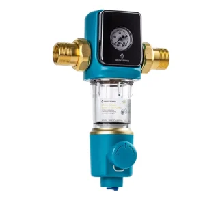 Manual Cleaning Spin-Down Sediment Water Filter, NSF Certified, 40 Micron, for Whole House Use