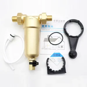 Manual Copper Whole House Water Filtration System 40 Micron Sediment Pre-Filter for Household and Automotive Use CE Certified
