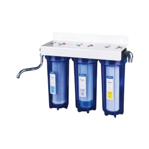 Manual Household Water Purifier Under Sink 3 Stage Water Filter Made of Plastic