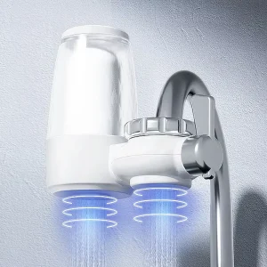 Manual Kitchen Faucet Water Filter Purifier Natural Ceramic Activated Carbon Cartridge High Efficiency Household Tap Water