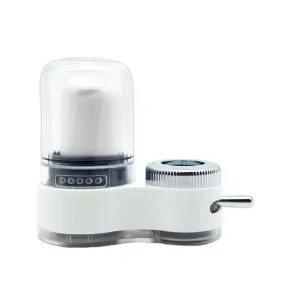 Manual Plastic Activated Carbon Faucet Mounted Water Filter System for Kitchen Bathroom Use Reduces Lead Chlorine Easy