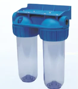 Manual Two Stage Water Filter for Household Use Under Sink Activated Carbon Filter Made of Plastic
