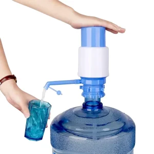 Manual Water Bottle Pump for 19L, 20L, or 5-Gallon Bottles Portable Plastic Desktop Dispenser