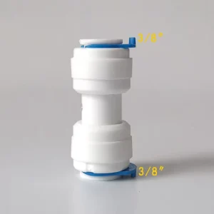 Manual Water Filter Parts Straight Adapter 3 8 Inch Union Connectors Food Grade POM High Flow Rate