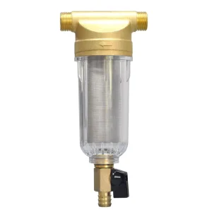 Manual Whole-House Clear Pre-Filtration Water Filter System for Home Use