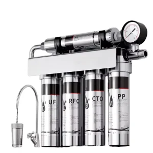Manual and Electric 5-Stage Ultrafiltration Water Purifier Stainless Steel Water Softener and Filter