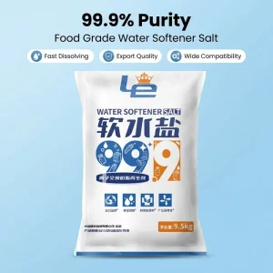 Manufacturer 9.5KG 99.9% Purity Industrial Food-Grade Sodium Chloride Water Softening Salt Tablets