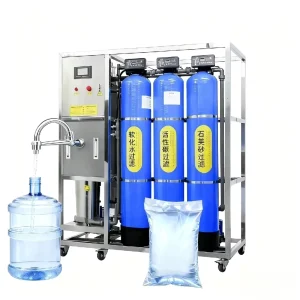 Manufacturer Commercial 500LPH RO Plant Drinking Bottle Sachet Water Purification System with Pump Core Component
