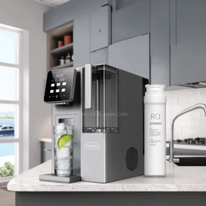 Manufacturer Household Use Countertop Reverse Osmosis System with ice maker Water Purifier Dispenser LED Display