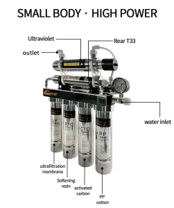 Manufacturer UV Lamp Pure Water Machine 5/6/7-Stage Stainless Steel Water Purifier