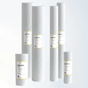 Manufacturers Water Treatment Systems Parts Filter Home Water Filtration System PP Spun Filter Cartridge