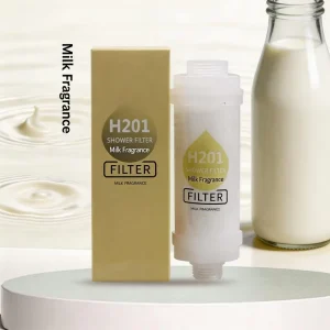 Milk Fragrance Shower Aromatherapy Shower Head Filter Purification Dechlorination Skin Beautifying Booster for Apartment