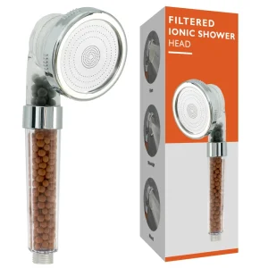 Mineral Stone Filter Shower Bathroom Faucet Accessories Head Pressure Shower Head Water Saving Filtered Shower Head
