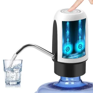 Mini Automatic Electric USB-Rechargeable Water Pump for 5-Gallon Bottles Portable Water Dispenser
