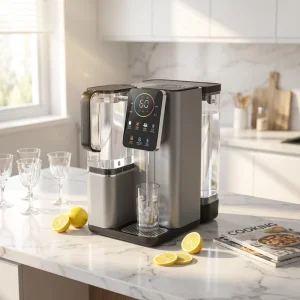 Mini Electric Countertop Water Filter Dispenser Portable Hot and Cold Water Heater with Stand Installation
