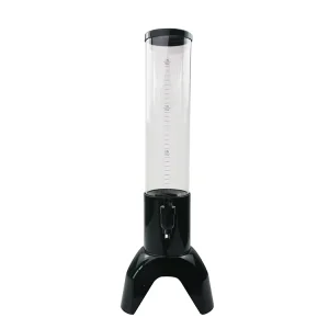Mini Plastic Beer Tower Beverage Dispenser with 1.5L 3L Capacity for Beer Cold Drinks and Juice