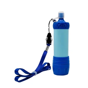 Mini Portable Water Filter Straw with 4-Stage Filtration for Camping and Personal Survival