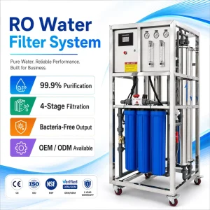 Mini RO Water Plant Reverse Osmosis Water Filter System for Whole-House Water Filtration