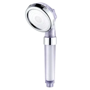 Modern Home Bathroom PP Cotton Ionic High Pressure Wall Mounted Shower Head Customizable Stainless Chrome ABS Plastic Filtered
