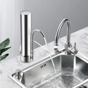 Modern Single Lever Chrome Brass Copper Kitchen Sink Tap Mixer 3 Ways Purifier Filter Drinking Water Faucet