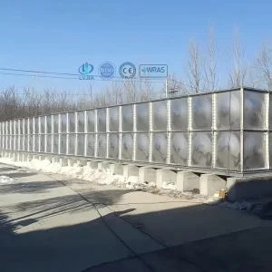 Modular Press Steel Water Storage Tank 20,000 Liter Hot-Dip Galvanized