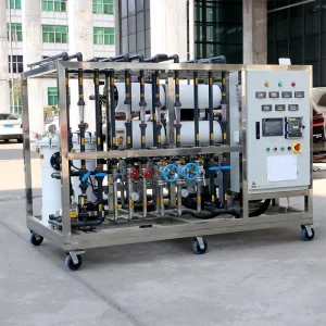 Module 2000LPH 8040 Industrial Ultra Pure RO Water Machine FRP RO EDI Treatment Plant for for High Quality Water