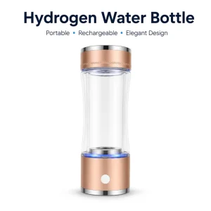 Molecular Hydrogen Water Bottle Glass Cup SPE PEM Hydrogen Water Bottle for Home Office