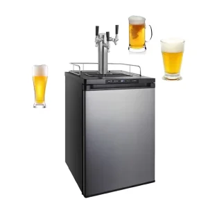 Multifunction Full-Size Beer Kegerator Refrigerator Beer Keg Cooler Draft Beer Dispenser with Digital Display