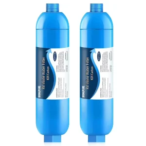 NSF 401 RV Inline Electric Water Filter Outdoor Activities Camping Gardening Planting Farming Made Plastic Activated Carbon