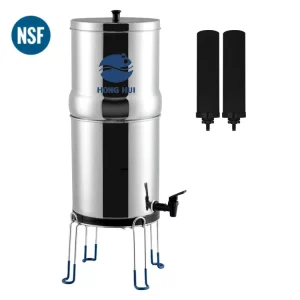 NSF ANSI 42&372 1.5 Gallon Portable Stainless Steel Gravity Water Filter