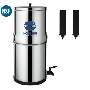 NSF/ANSI 42&372 LT-1.5A 1.5 Gallons Outdoor Stainless Steel Gravity Fed Water Filter