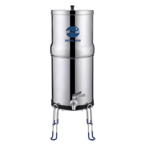NSF/ANSI 42&372 LT-3A 3 Gallons with Carbon Filter Elements Stainless Steel Gravity Water Filter System