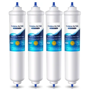 NSF Activated Carbon Water Filter Compatible with DA29-10105J GXRTDR GXRTPR HAFEX WHKF-IMTO Ice and Water Refrigerator Filters