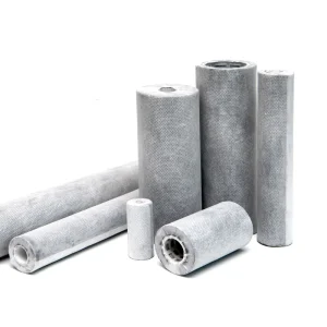 NSF Activated Coconut Carbon Fiber Wrap 4.5×10″ Sediment Filter Cartridge Water Purifier Carbon Block OEM ODM Services Offered